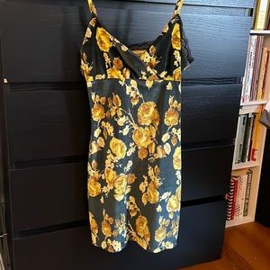 Urban Outfitters Velvet Floral Dress